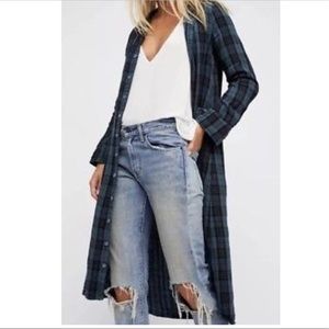 Free People x CP Shades Plaid Maxi